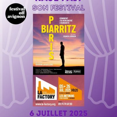 RAJE FAIT SON FESTIVAL JOUR #6 Séverine Lathuillière et Franck Lorrain pour PARIS BIARRITZ